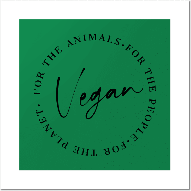 Vegan Wall Art by Nixart